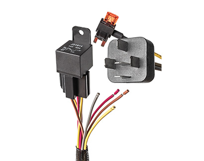 Relay control harness